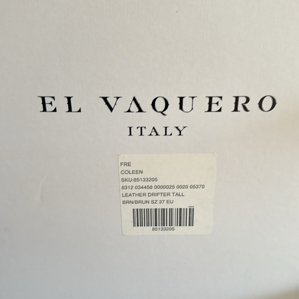 EL VAQUERO chestnut 🤎 BNIB Moccasin Boots Size 37 - Picture 14 of 16